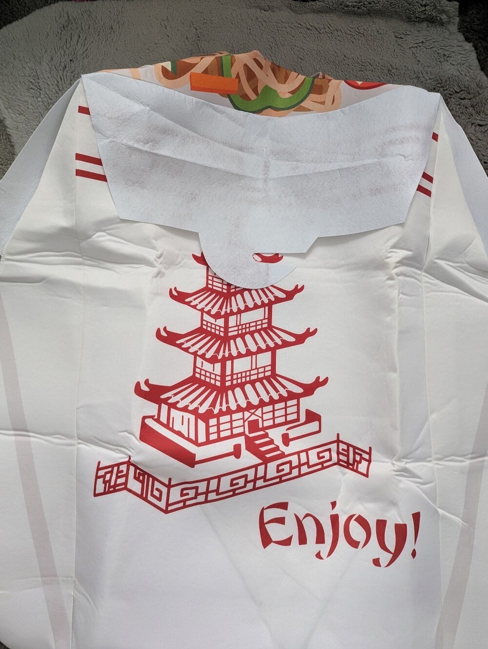Hauntlook Tasty Chinese Take Out Noodle  Halloween Costume | Adult One Size OS
